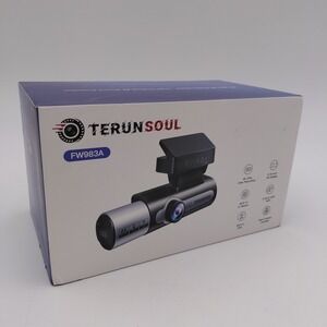 Terunsoul 4K+4K+1080P 3 Camera Dash Cam Front Rear with Cabin Built-in WiFi New